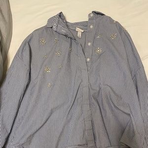 And New Day Long Sleeve Embroidered Blouse